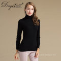 Inner Mongolian Oem Black Color Flat Knitted Sweater, Plain Pullover Sweater On Alibaba Sales